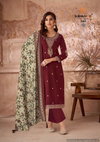 Pashan Vol 3 By Suryajyoti Jam Satin Embroidery Printed Dress Material Wholesale Price In Surat